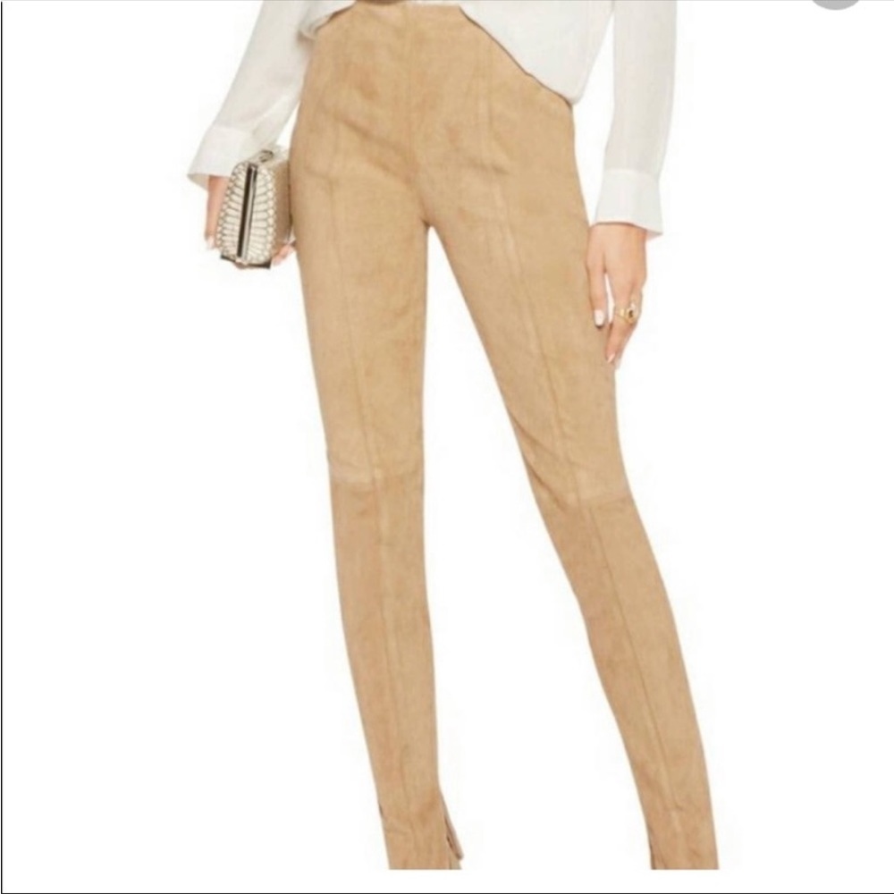 Chicos Zenergy Faux Suede Pull On Pants